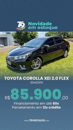TOYOTA COROLLA 1.8 GLI 16V FLEX 4P AUTOMÁTICO